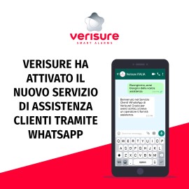 Verisure è più vicina ai suoi clienti con  l’innovativo servizio di assistenza via WhatsApp 