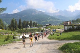 21 km di magia alla dolomites saslong. Il trail running nel cuore delle dolomiti