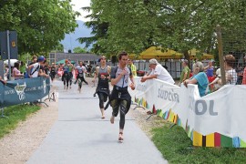 La magia del triathlon in alto adige. L’iridato bogen al lago di caldaro