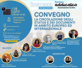 18 Ottobre, Bologna, Hotel Savoia Regency: la Rivista