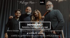 4 luglio 2025: Mimmomó. Domenico Modugno da ieri a oggi a Palazzo Pesce, Mola di Bari