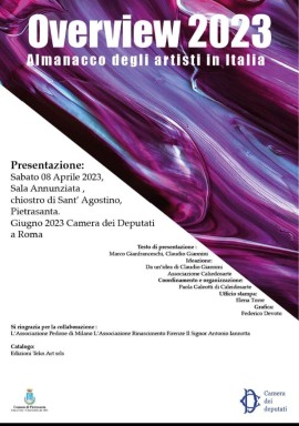 Nasce Overview 2023. Almanacco degli artisti in Italia  