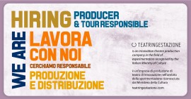 Teatringestazione assume Responsabile di Produzione e Distribuzione