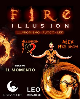 Fire Illusion: spettacolo di Magia e Illusionismo