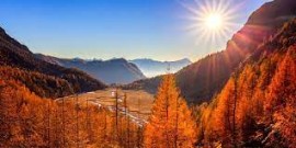 In Valtellina per ammirare il foliage