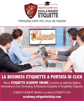 Nasce la prima Scuola Digitale di Business Etiquette firmata da Etiquette Italy
