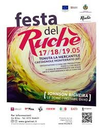  “FESTA DEL RUCHE” Venerdì 17, sabato 18 e domenica 19 maggio a Castagnole Monferrato (AT)