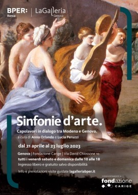 Sinfonie d’Arte. Capolavori in dialogo tra Modena e Genova: la mostra a Palazzo Doria Carcassi di Genova