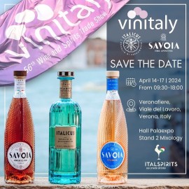 Balzo in avanti per ITALICUS che cresce del 20% e si prepara a partecipare al Vinitaly con il Vino Aperitivo Savoia