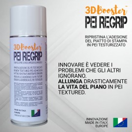 Nasce 3DBooster PEI Regrip: la rivoluzione per l’adesione dei piani in PEI nella stampa 3D FDM