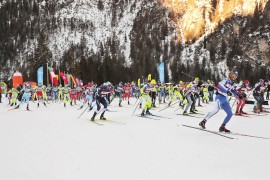 Gf dobbiaco-cortina il 3 e 4 febbraio. Alla 47a si scia in galleria