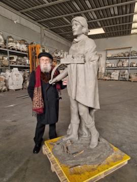 Ljubomir Borozan presenta l’opera scultorea in bronzo dedicata a San Trifone