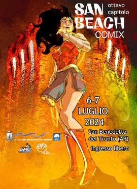 Carmine Di Giandomenico firma la locandina San Beach Comix 2024