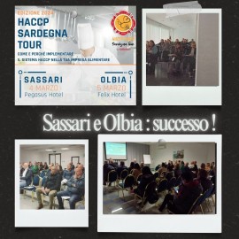Successo sotto la pioggia: il resoconto delle prime due tappe dell'HACCP Sardegna Tour 2024  