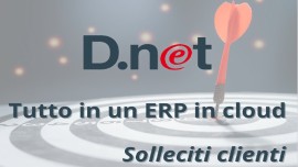 D.NET tutto in un ERP in cloud: solleciti clienti