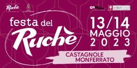 Ritorna sabato 13 e domenica 14 maggio a Castagnole Monferrato (AT) la FESTA DEL RUCHE'