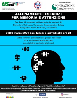 In aumento le iscrizioni al progetto “Metti in moto la mente”: per un invecchiamento davvero attivo della popolazione