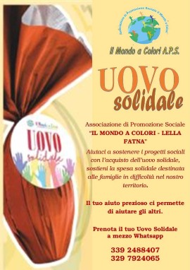 PASQUA SOLIDALE: grazie all'iniziativa di Fatiha CHAKIR