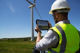Tablet rugged a supporto della produzione di energia sostenibile nei parchi eolici