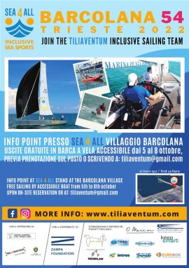 Barcolana 54 inclusiva con i team Sea4All-Tiliaventum