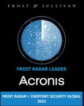 L'approccio Visionario di Acronis alla Sicurezza Informatica per MSP evidenziato nel report Frost Radar™: Sicurezza Endpoint, 2023
