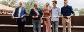 Inaugurata la nuova terrazza panoramica tra i vigneti di Cà Rovere: un progetto enoturistico che combina vino e territorio
