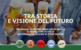 HEINEKEN celebra i  suoi primi 50 anni di produzione in Italia e guarda al futuro della birra  