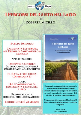 I PERCORSI DI GUSTO NEL LAZIO di Roberta Micillo (Edizioni il Lupo)