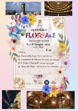 Dal 6 all'8 giugno 2025 Apertivo Floreale per Orvieto in Fiore anche con la collaborazione della Strada dei vini etrusco romana