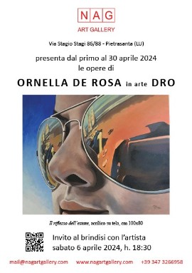 Prestigiosa mostra personale della pittrice DRO a Pietrasanta