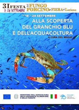  Il Masaf presenta il granchio blu alla festa del fungo porcino di Lariano