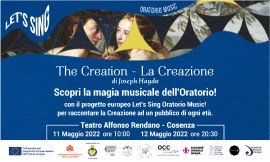 La Creazione di Haydn al Rendano di Cosenza spettacolo del Progetto Europeo Let’s Sing Oratorio Music!