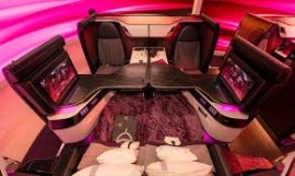 Qatar Airways presenta l'attesissima “Qsuite Next Gen” nel primo giorno del Farnborough International Airshow 2024