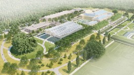 L’ambiziosa rivitalizzazione dei Longwood Gardens raggiunge un importante traguardo: copertura in vetro completamente installata sul nuovo Conservatorio Ovest