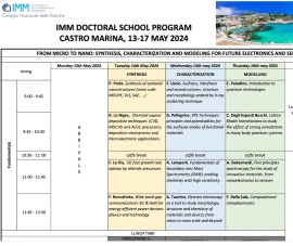 Avvio alla 1^ EDIZIONE DELLA SCUOLA DI DOTTORATO 