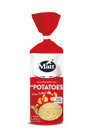 Buone come le patatine, sane come una galletta. Nascono le Potatoes Matt, un’irresistibile esplosione di gusto e croccantezza!