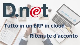 Ritenute d’acconto, tutto in un ERP in cloud