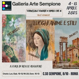 Mostra collettiva di pittura contemporanea LUOGHI ANIME E STILI