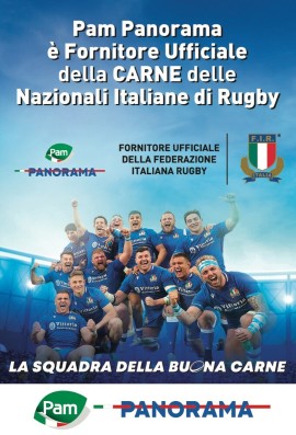 PAM PANORAMA fornitore ufficiale carne per le squadre nazionali maschili e femminili di rugby