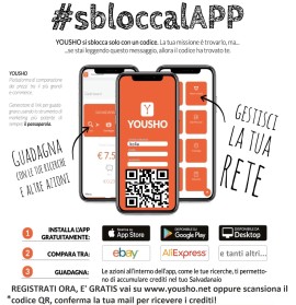 Yousho l'esclusiva app che ti premia ad ogni utilizzo e ti permette di guadagnare con i link!