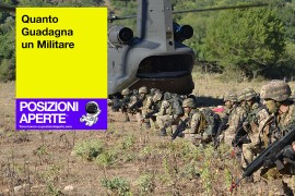 Quanto guadagna di stipendio un militare in Italia