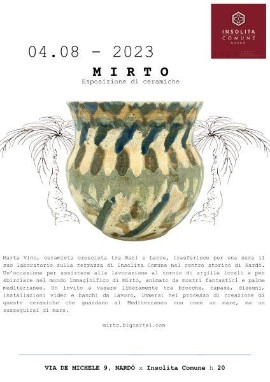 Che ci sia lo zampino del mare?  Venerdì 4 agosto Esposizione di ceramiche