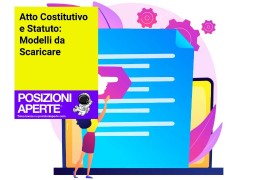 Atto Costitutivo e Statuto: modelli da scaricare