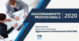 FIASS lancia i nuovi corsi e-learning d'aggiornamento professionale IVASS 2020