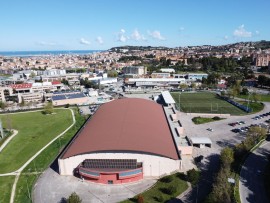 Riqualificazione del Palaindoor di Ancona: Derbigum impermeabilizza il tetto a botte