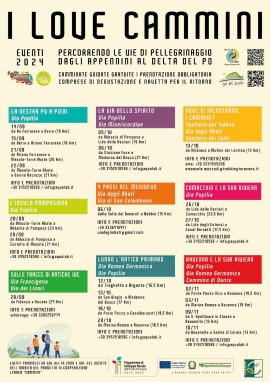 GAL Delta 2000: al via da sabato 14 settembre i 21 percorsi di 
