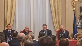 Dialogo sull'Economia Sociale e Giubileo con S.Em.za Reina, Giorgetti e Baccini