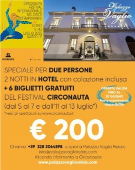 Si avvicina l’XI edizione di Circonauta Festival internazionale del Circo Contemporaneo a Nardò (Lecce) dal 4 al 13 luglio 2025