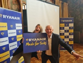 RYANAIR annuncia 1 nuovo aeromobile, 5 nuove rotte internazionali e 30 nuovi posti di lavoro in Sicilia per l'inverno 23/24