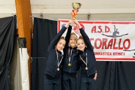 La Ginnastica Petrarca è seconda nel campionato toscano Allieve di ritmica
